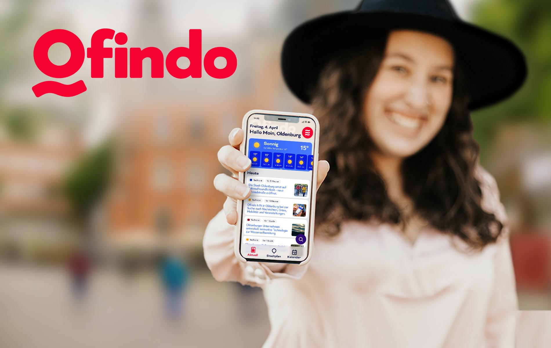 Ofindo WebApp mit Logo